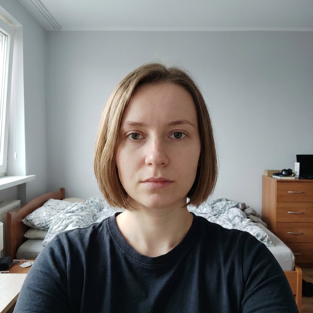 Zwykłe selfie z telefonu — punkt wyjścia do naturalnego zdjęcia aktorskiego