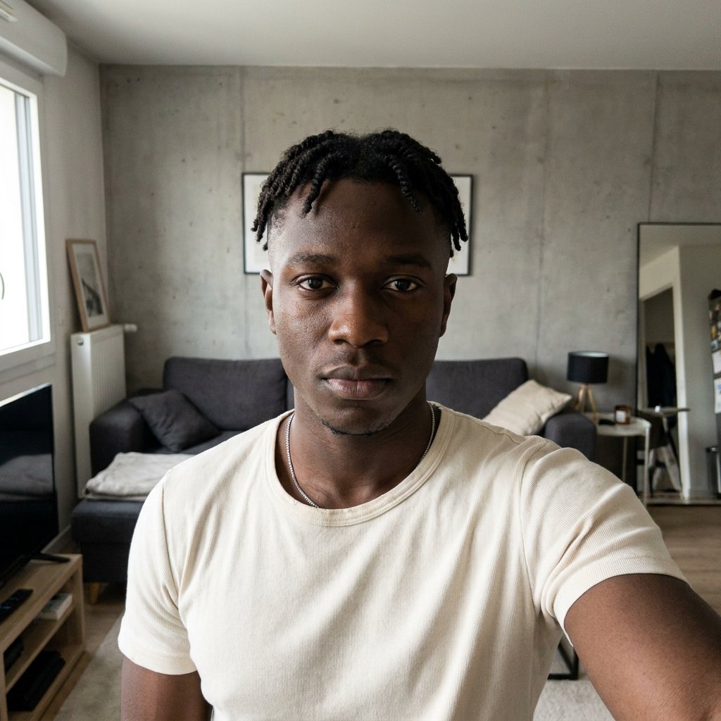 Selfie przed generowaniem — przykład 6