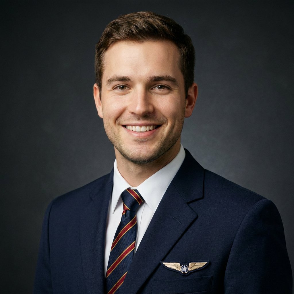 Charcoal – background option for AI aviation headshots