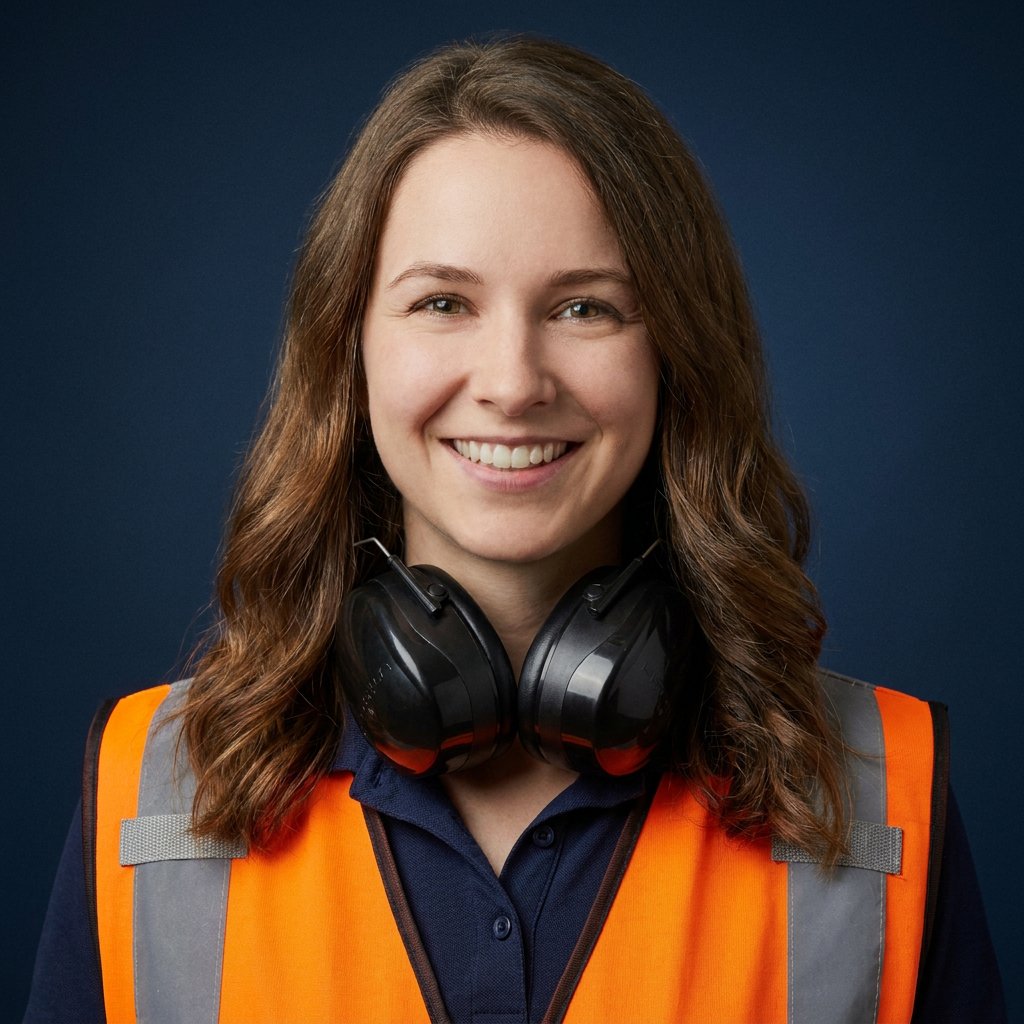 Navy Blue – background option for AI aviation headshots