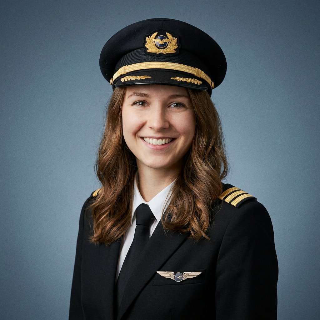 Slate Blue – background option for AI aviation headshots