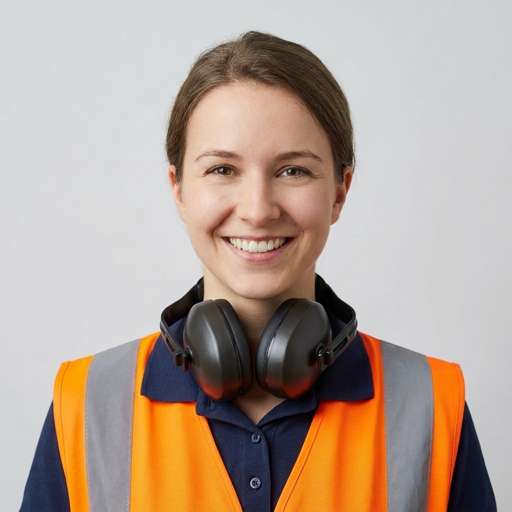 Ground Crew Hi-Vis – outfit option for AI aviation headshots